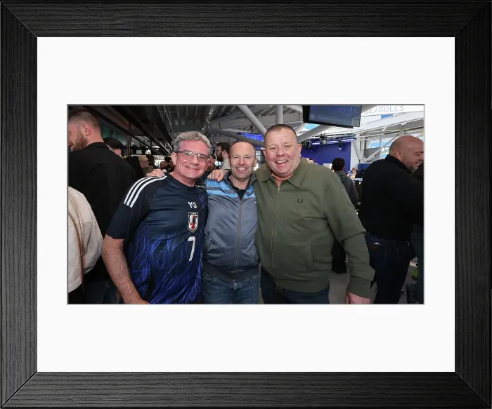Framed Print : Brighton and Hove Albion v Nottingham Forest FA Cup quarter final 29MAR25