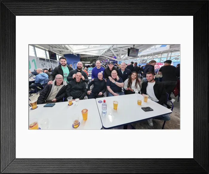 Framed Print : Brighton and Hove Albion v Nottingham Forest FA Cup quarter final 29MAR25