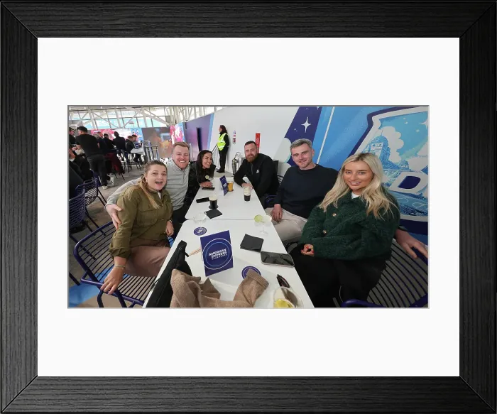 Framed Print : Brighton and Hove Albion v Nottingham Forest FA Cup quarter final 29MAR25