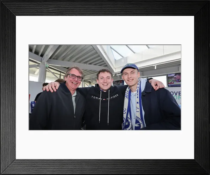 Framed Print : Brighton and Hove Albion v Nottingham Forest FA Cup quarter final 29MAR25