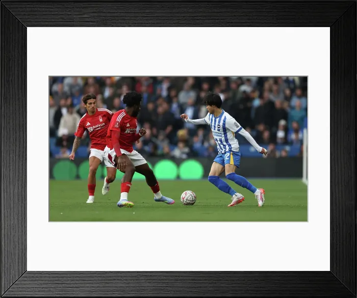 Framed Print : Brighton and Hove Albion v Nottingham Forest FA Cup quarter final 29MAR25 Framed Print : Brighton and Hove Albion v Nottingham Forest FA Cup quarter final 29MAR25