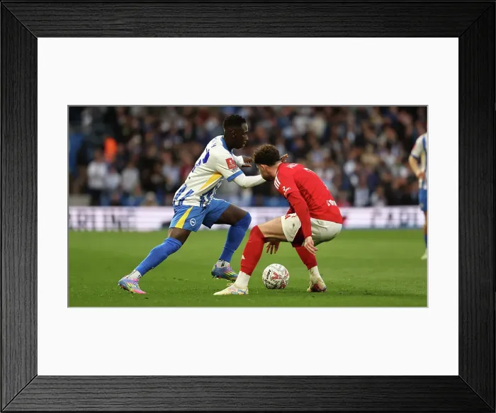 Framed Print : Brighton and Hove Albion v Nottingham Forest FA Cup quarter final 29MAR25 Framed Print : Brighton and Hove Albion v Nottingham Forest FA Cup quarter final 29MAR25