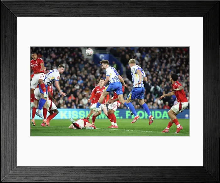 Framed Print : Brighton and Hove Albion v Nottingham Forest FA Cup quarter final 29MAR25 Framed Print : Brighton and Hove Albion v Nottingham Forest FA Cup quarter final 29MAR25