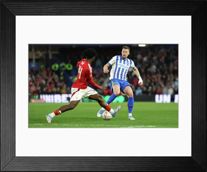 Framed Print : Brighton and Hove Albion v Nottingham Forest FA Cup quarter final 29MAR25 Framed Print : Brighton and Hove Albion v Nottingham Forest FA Cup quarter final 29MAR25