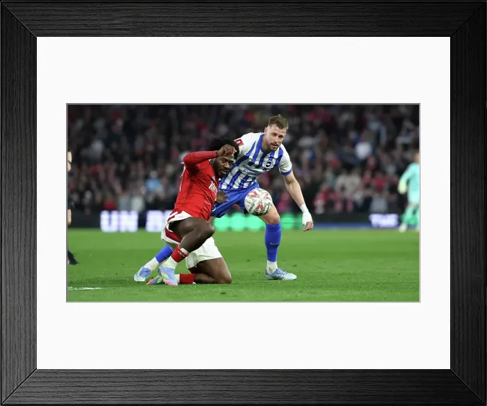 Framed Print : Brighton and Hove Albion v Nottingham Forest FA Cup quarter final 29MAR25 Framed Print : Brighton and Hove Albion v Nottingham Forest FA Cup quarter final 29MAR25