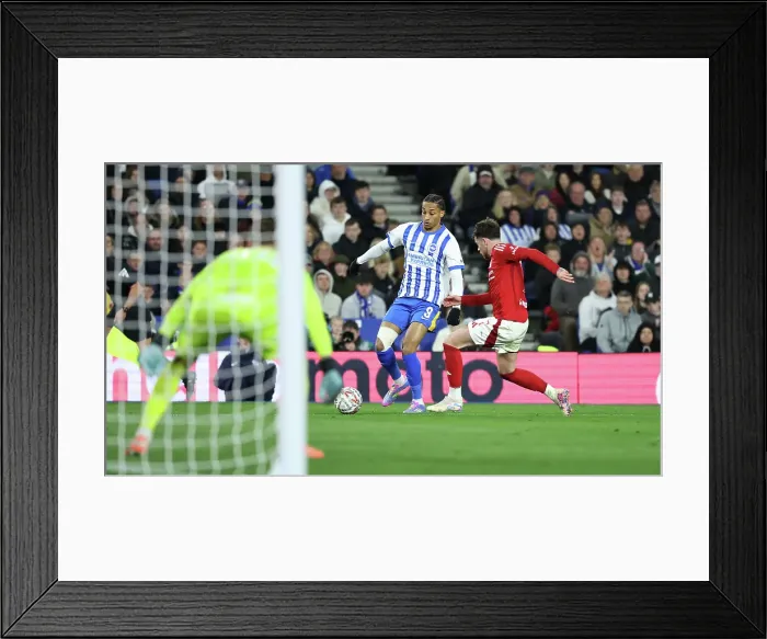 Framed Print : Brighton and Hove Albion v Nottingham Forest FA Cup quarter final 29MAR25 Framed Print : Brighton and Hove Albion v Nottingham Forest FA Cup quarter final 29MAR25