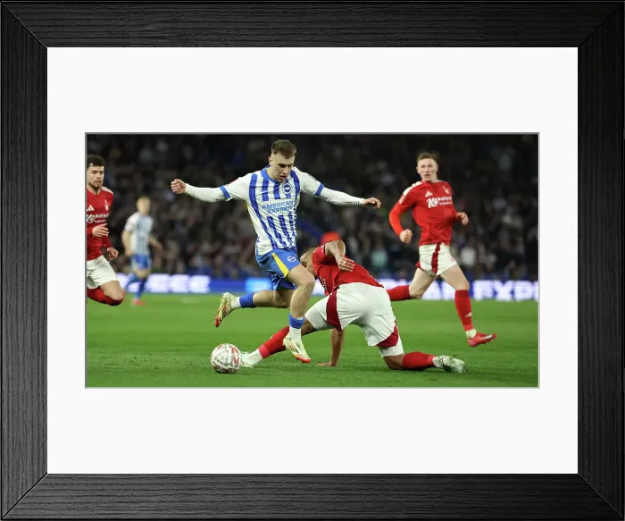Framed Print : Brighton and Hove Albion v Nottingham Forest FA Cup quarter final 29MAR25 Framed Print : Brighton and Hove Albion v Nottingham Forest FA Cup quarter final 29MAR25