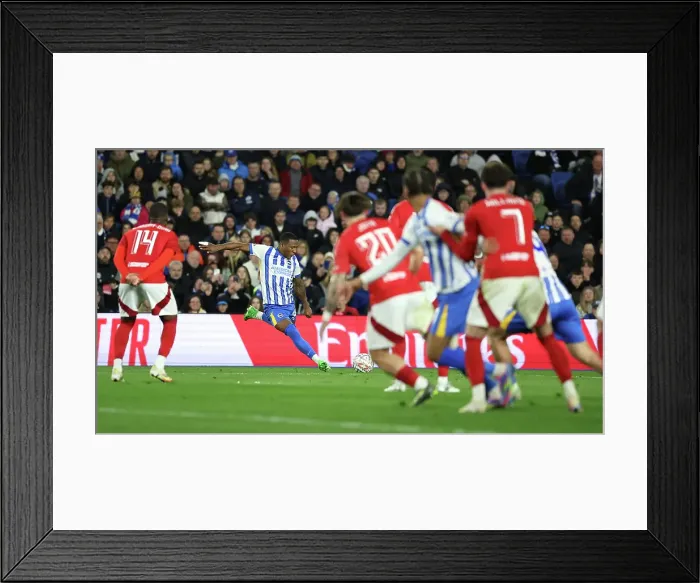 Framed Print : Brighton and Hove Albion v Nottingham Forest FA Cup quarter final 29MAR25 Framed Print : Brighton and Hove Albion v Nottingham Forest FA Cup quarter final 29MAR25