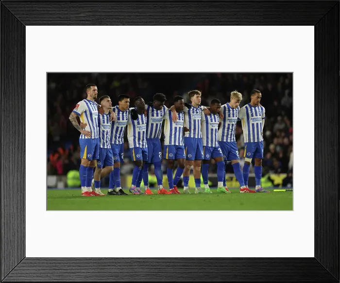 Framed Print : Brighton and Hove Albion v Nottingham Forest FA Cup quarter final 29MAR25 Framed Print : Brighton and Hove Albion v Nottingham Forest FA Cup quarter final 29MAR25