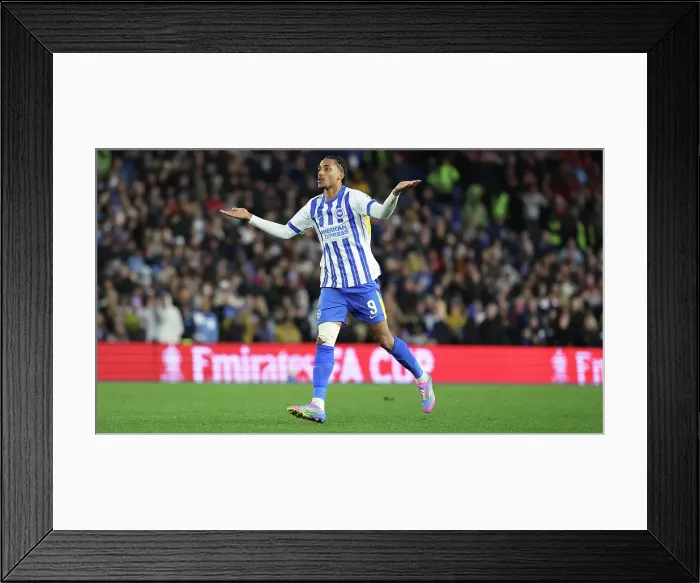 Framed Print : Brighton and Hove Albion v Nottingham Forest FA Cup quarter final 29MAR25 Framed Print : Brighton and Hove Albion v Nottingham Forest FA Cup quarter final 29MAR25