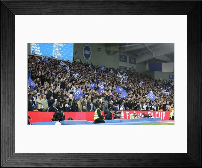 Framed Print : Brighton and Hove Albion v Nottingham Forest FA Cup quarter final 29MAR25 Framed Print : Brighton and Hove Albion v Nottingham Forest FA Cup quarter final 29MAR25