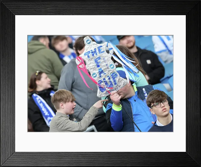 Framed Print : Brighton and Hove Albion v Nottingham Forest FA Cup quarter final 29MAR25 Framed Print : Brighton and Hove Albion v Nottingham Forest FA Cup quarter final 29MAR25