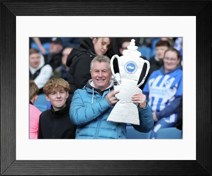 Framed Print : Brighton and Hove Albion v Nottingham Forest FA Cup quarter final 29MAR25 Framed Print : Brighton and Hove Albion v Nottingham Forest FA Cup quarter final 29MAR25