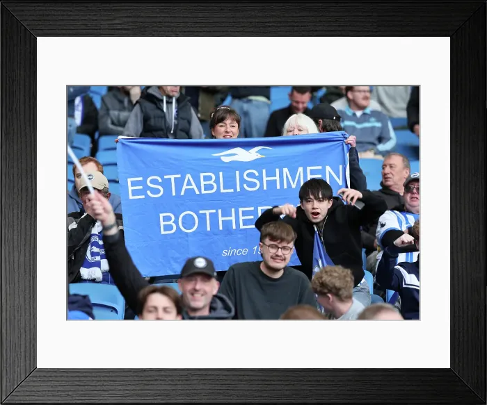Framed Print : Brighton and Hove Albion v Nottingham Forest FA Cup quarter final 29MAR25 Framed Print : Brighton and Hove Albion v Nottingham Forest FA Cup quarter final 29MAR25