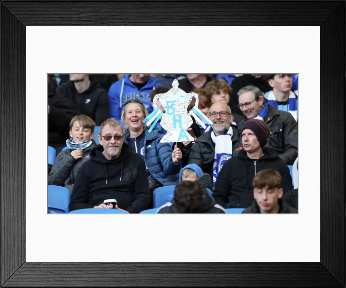 Framed Print : Brighton and Hove Albion v Nottingham Forest FA Cup quarter final 29MAR25 Framed Print : Brighton and Hove Albion v Nottingham Forest FA Cup quarter final 29MAR25
