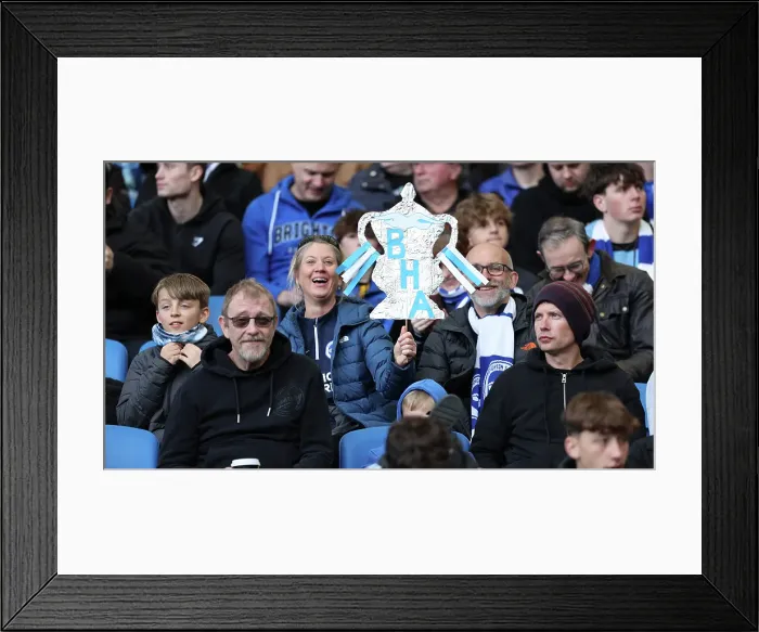 Framed Print : Brighton and Hove Albion v Nottingham Forest FA Cup quarter final 29MAR25 Framed Print : Brighton and Hove Albion v Nottingham Forest FA Cup quarter final 29MAR25