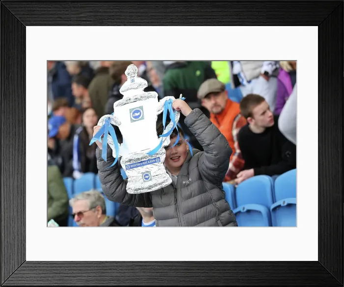 Framed Print : Brighton and Hove Albion v Nottingham Forest FA Cup quarter final 29MAR25 Framed Print : Brighton and Hove Albion v Nottingham Forest FA Cup quarter final 29MAR25
