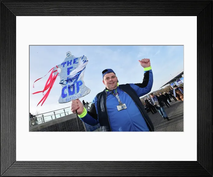 Framed Print : Brighton and Hove Albion v Nottingham Forest FA Cup quarter final 29MAR25 Framed Print : Brighton and Hove Albion v Nottingham Forest FA Cup quarter final 29MAR25