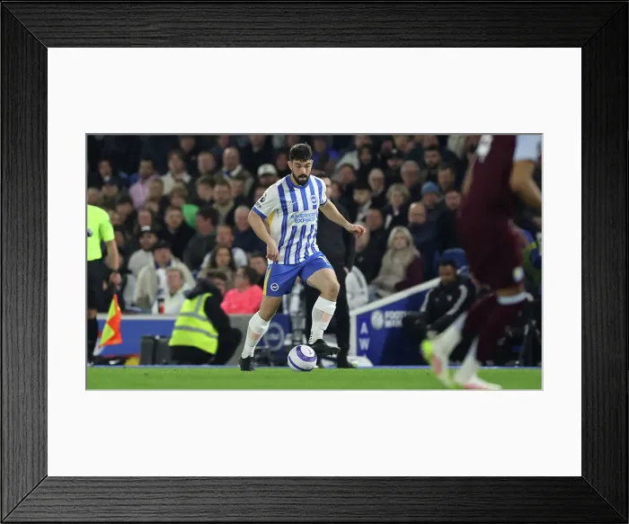 Framed Print : Brighton and Hove Albion v Aston Villa Premier League 02APR25 Framed Print : Brighton and Hove Albion v Aston Villa Premier League 02APR25