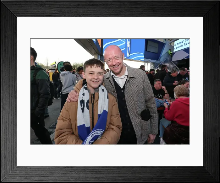 Framed Print : Brighton and Hove Albion v Aston Villa Premier League 02APR25 Framed Print : Brighton and Hove Albion v Aston Villa Premier League 02APR25