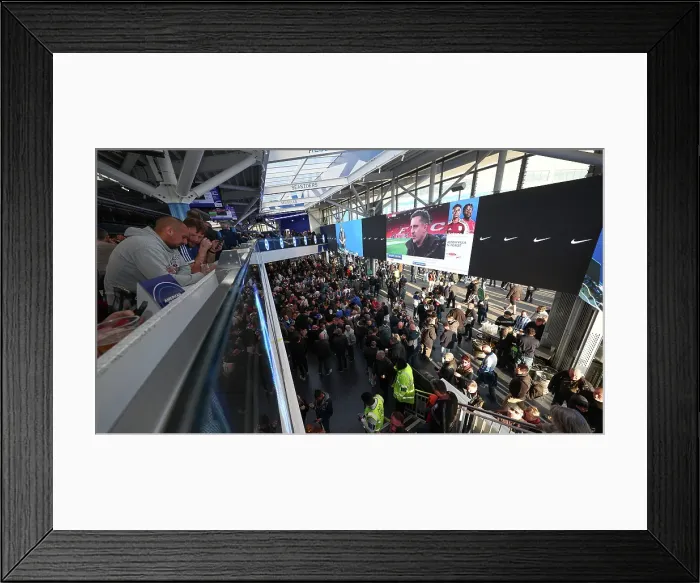 Framed Print : Brighton and Hove Albion v Aston Villa Premier League 02APR25 Framed Print : Brighton and Hove Albion v Aston Villa Premier League 02APR25