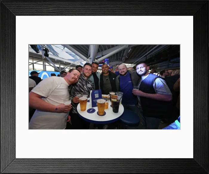 Framed Print : Brighton and Hove Albion v Aston Villa Premier League 02APR25 Framed Print : Brighton and Hove Albion v Aston Villa Premier League 02APR25