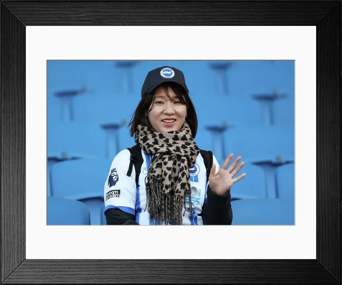 Framed Print : Brighton and Hove Albion v Aston Villa Premier League 02APR25 Framed Print : Brighton and Hove Albion v Aston Villa Premier League 02APR25
