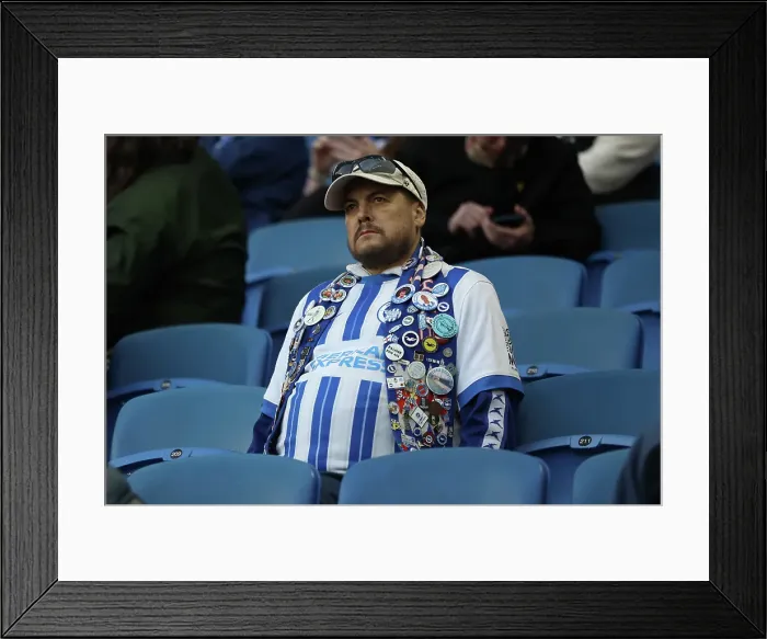 Framed Print : Brighton and Hove Albion v Aston Villa Premier League 02APR25 Framed Print : Brighton and Hove Albion v Aston Villa Premier League 02APR25