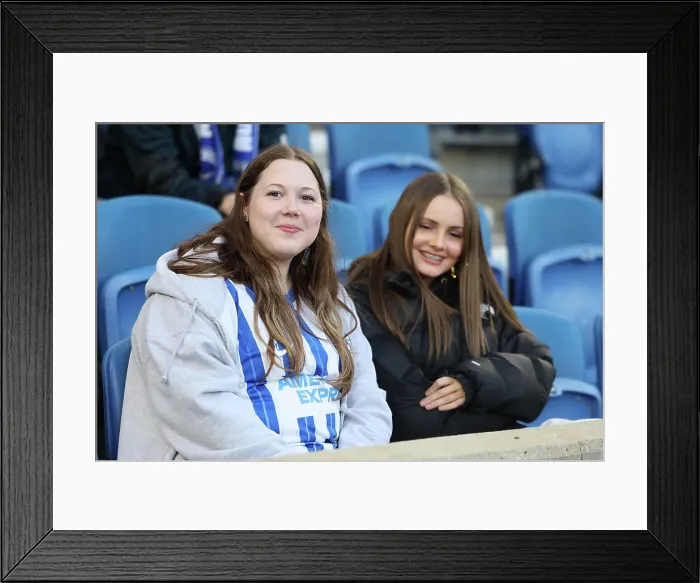 Framed Print : Brighton and Hove Albion v Aston Villa Premier League 02APR25 Framed Print : Brighton and Hove Albion v Aston Villa Premier League 02APR25