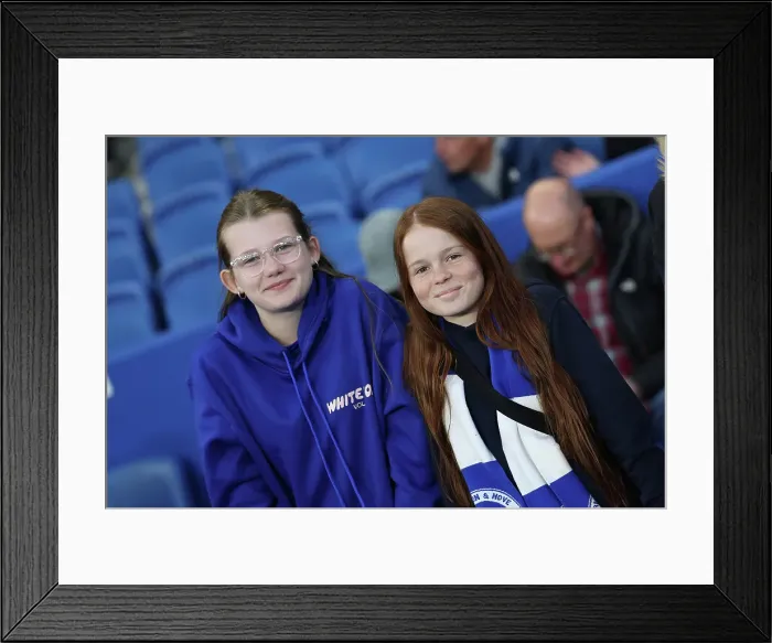 Framed Print : Brighton and Hove Albion v Aston Villa Premier League 02APR25 Framed Print : Brighton and Hove Albion v Aston Villa Premier League 02APR25