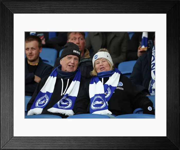 Framed Print : Brighton and Hove Albion v Aston Villa Premier League 02APR25 Framed Print : Brighton and Hove Albion v Aston Villa Premier League 02APR25