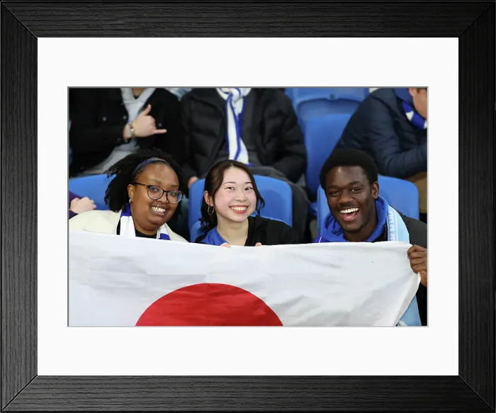 Framed Print : Brighton and Hove Albion v Aston Villa Premier League 02APR25 Framed Print : Brighton and Hove Albion v Aston Villa Premier League 02APR25