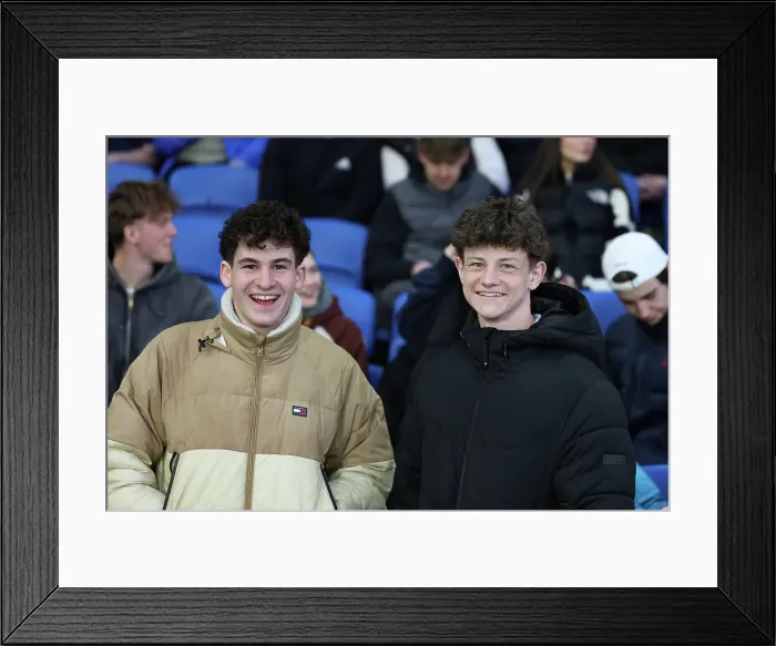Framed Print : Brighton and Hove Albion v Aston Villa Premier League 02APR25 Framed Print : Brighton and Hove Albion v Aston Villa Premier League 02APR25