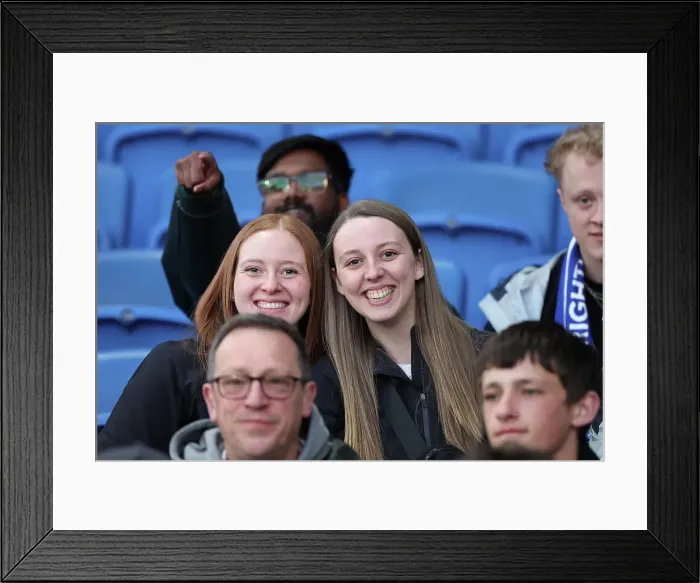 Framed Print : Brighton and Hove Albion v Aston Villa Premier League 02APR25 Framed Print : Brighton and Hove Albion v Aston Villa Premier League 02APR25