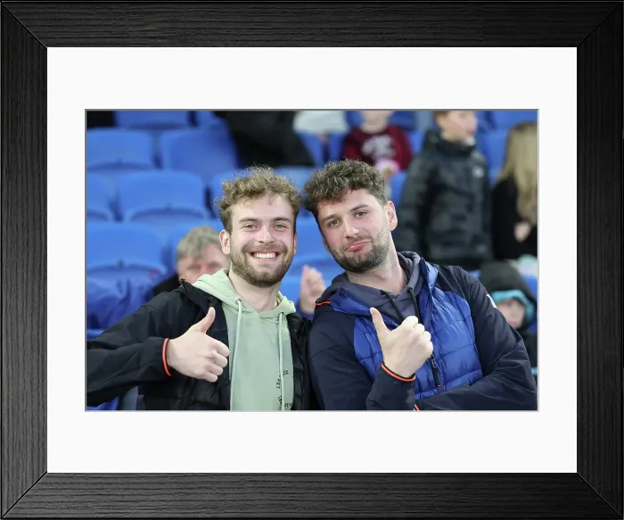 Framed Print : Brighton and Hove Albion v Aston Villa Premier League 02APR25 Framed Print : Brighton and Hove Albion v Aston Villa Premier League 02APR25