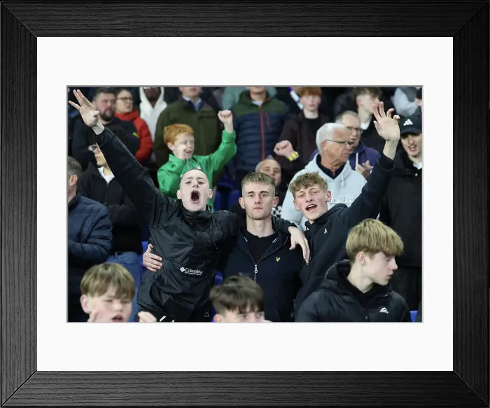 Framed Print : Brighton and Hove Albion v Aston Villa Premier League 02APR25 Framed Print : Brighton and Hove Albion v Aston Villa Premier League 02APR25