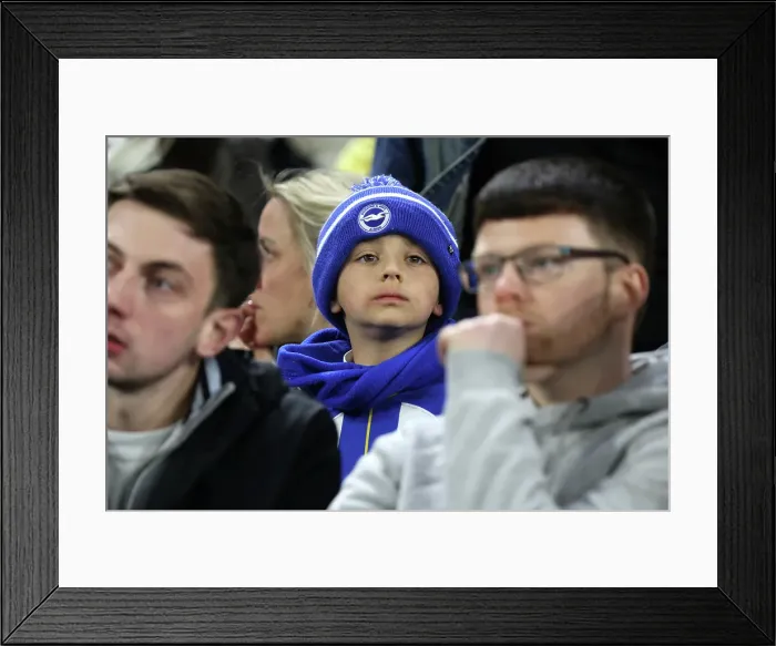 Framed Print : Brighton and Hove Albion v Aston Villa Premier League 02APR25