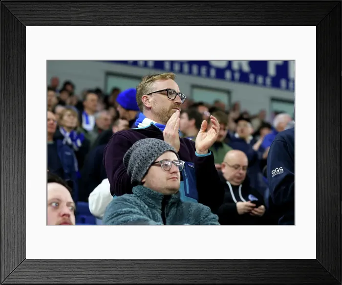 Framed Print : Brighton and Hove Albion v Aston Villa Premier League 02APR25