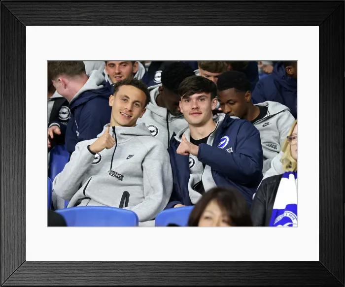 Framed Print : Brighton and Hove Albion v Aston Villa Premier League 02APR25