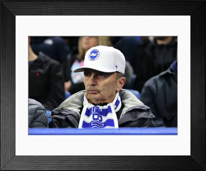 Framed Print : Brighton and Hove Albion v Aston Villa Premier League 02APR25 Framed Print : Brighton and Hove Albion v Aston Villa Premier League 02APR25
