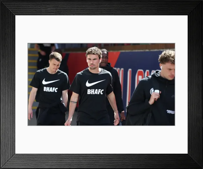 Framed Print : Crystal Palace v Brighton and Hove Albion Premier League 05APR25 Framed Print : Crystal Palace v Brighton and Hove Albion Premier League 05APR25