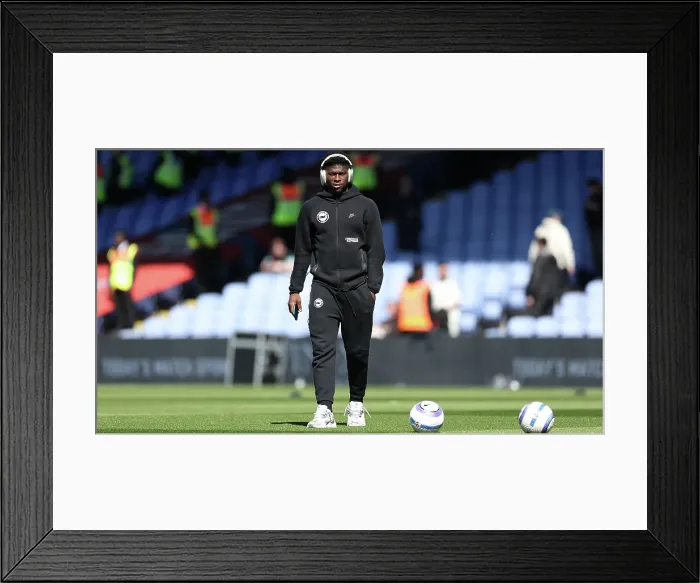 Framed Print : Crystal Palace v Brighton and Hove Albion Premier League 05APR25 Framed Print : Crystal Palace v Brighton and Hove Albion Premier League 05APR25