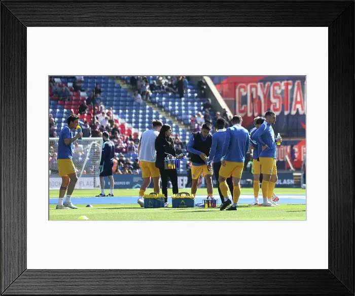 Framed Print : Crystal Palace v Brighton and Hove Albion Premier League 05APR25 Framed Print : Crystal Palace v Brighton and Hove Albion Premier League 05APR25