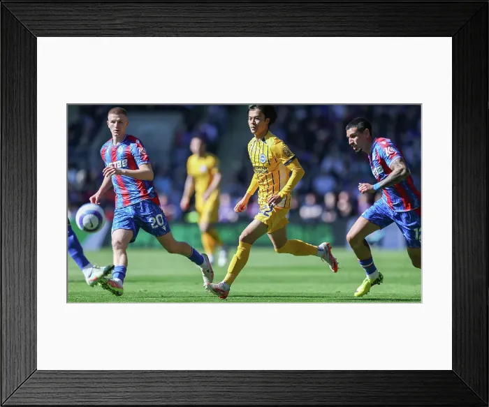 Framed Print : Crystal Palace v Brighton and Hove Albion Premier League 05APR25