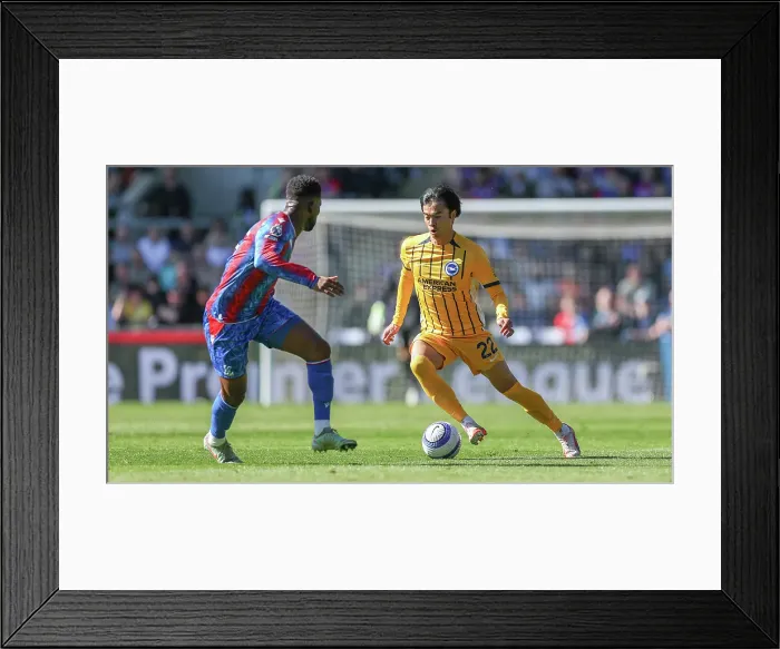 Framed Print : Crystal Palace v Brighton and Hove Albion Premier League 05APR25 Framed Print : Crystal Palace v Brighton and Hove Albion Premier League 05APR25