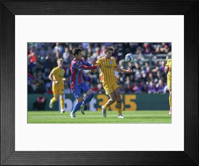 Framed Print : Crystal Palace v Brighton and Hove Albion Premier League 05APR25 Framed Print : Crystal Palace v Brighton and Hove Albion Premier League 05APR25