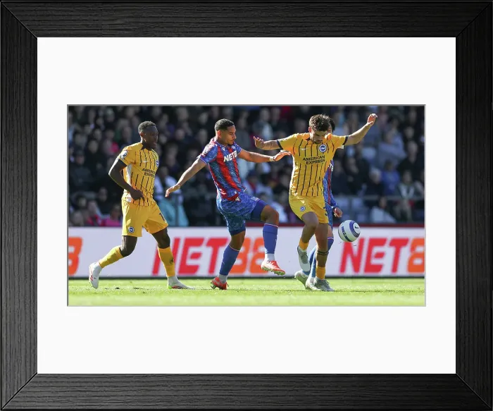 Framed Print : Crystal Palace v Brighton and Hove Albion Premier League 05APR25 Framed Print : Crystal Palace v Brighton and Hove Albion Premier League 05APR25