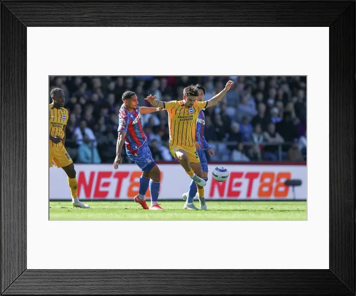 Framed Print : Crystal Palace v Brighton and Hove Albion Premier League 05APR25 Framed Print : Crystal Palace v Brighton and Hove Albion Premier League 05APR25
