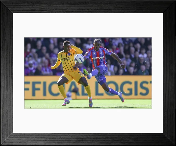 Framed Print : Crystal Palace v Brighton and Hove Albion Premier League 05APR25 Framed Print : Crystal Palace v Brighton and Hove Albion Premier League 05APR25