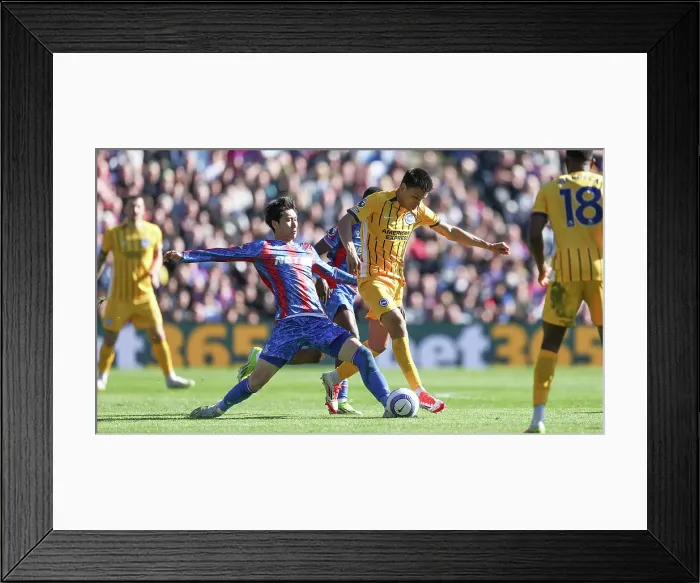Framed Print : Crystal Palace v Brighton and Hove Albion Premier League 05APR25 Framed Print : Crystal Palace v Brighton and Hove Albion Premier League 05APR25